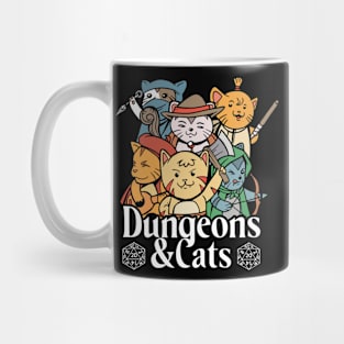 Funny Dungeons & Cats Mug